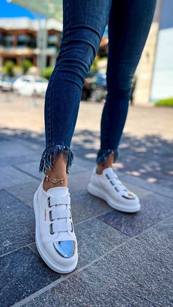 Ženske bijele patike - Chekich Ch251 WHITE